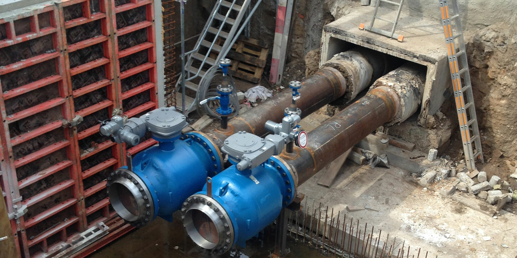 Ludwig Pfeiffer Fernwärme-Leitung